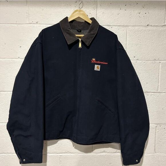 Vintage Carhartt Jacket Blanket-Lined Detroit “Budweiser” J172 DNY